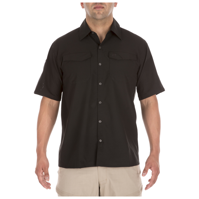 5.11 Freedom Flex Shirt - Short Sleeve - Black (71340-019)