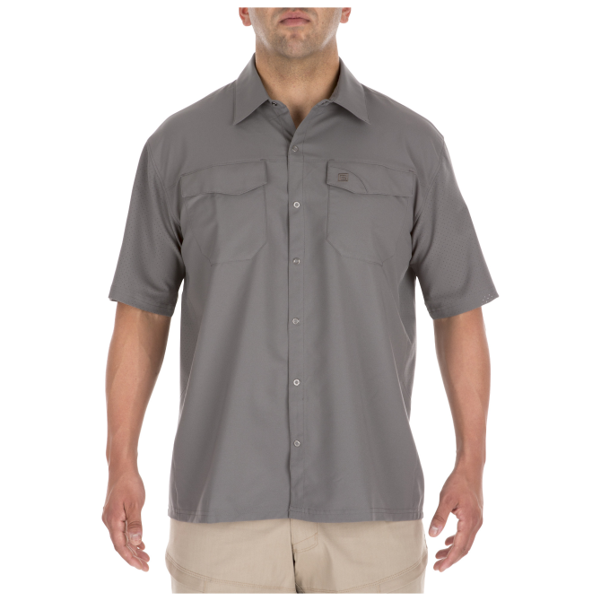 5.11 Freedom Flex Shirt - Short Sleeve - Storm (71340-092)