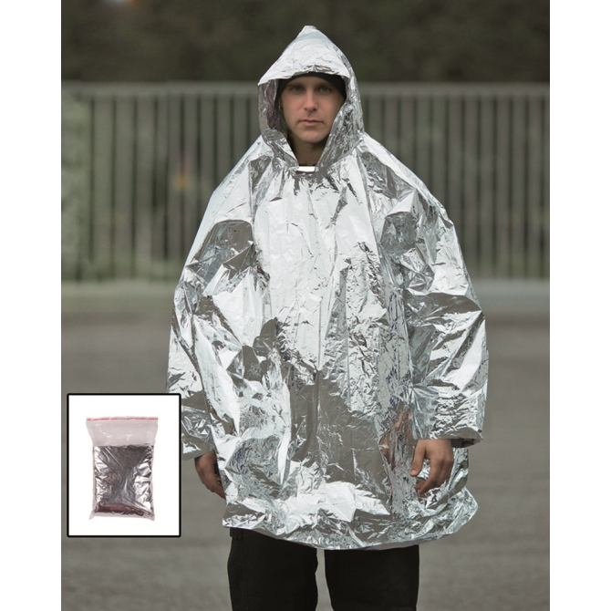 Mil-Tec Survival Poncho - Silver (16024700)