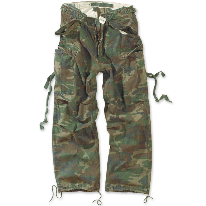 Surplus Vintage Fatigues Trousers - Woodland