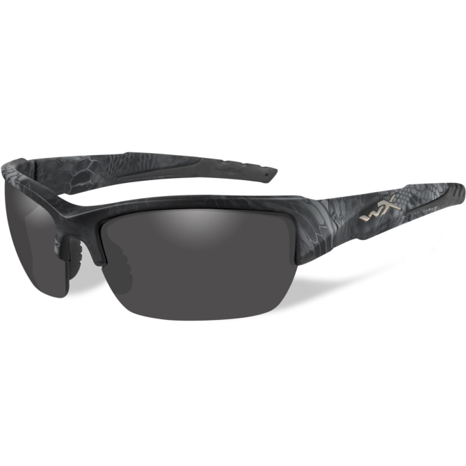 Wiley X Valor Ballistic Eyeshields - Kryptek Typhon Frame - Polarized (CHVAL12)