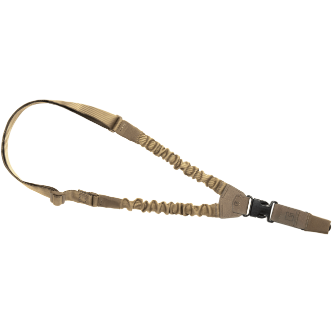 Claw Gear One Point Elastic Support Sling Snap Hook - Coyote