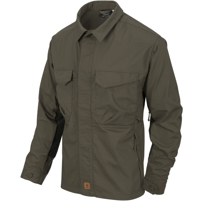 Helikon Woodsman Bushcraft Shirt - Taiga Green / Czarna