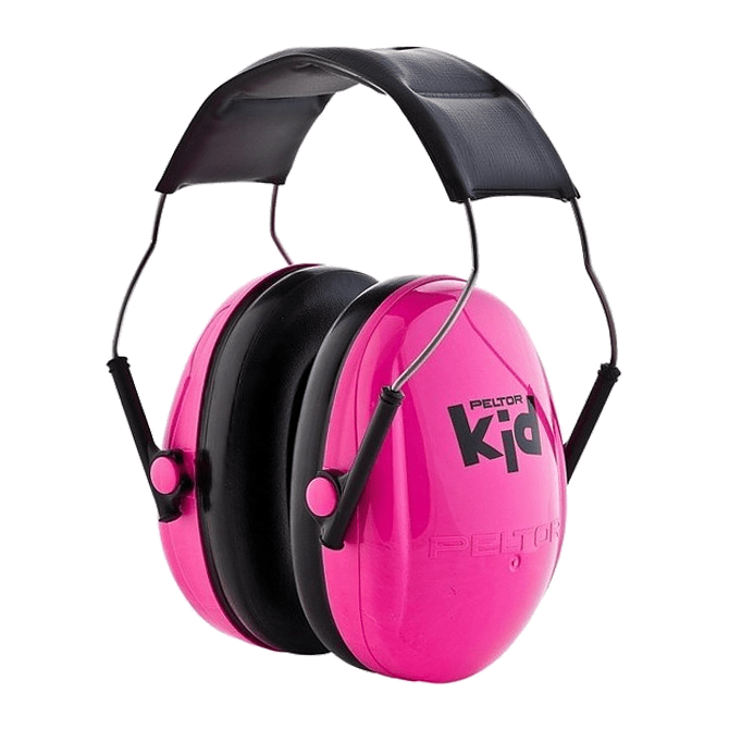 3M Peltor Kid Passive Earmuffs - Neon Pink