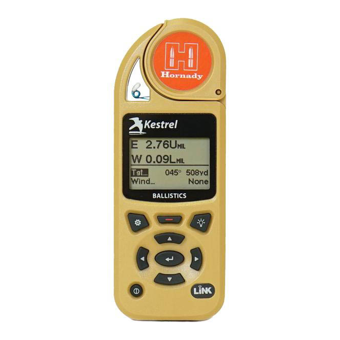 Kestrel 5700 Ballistics Weather Meter with Hornady 4DOF