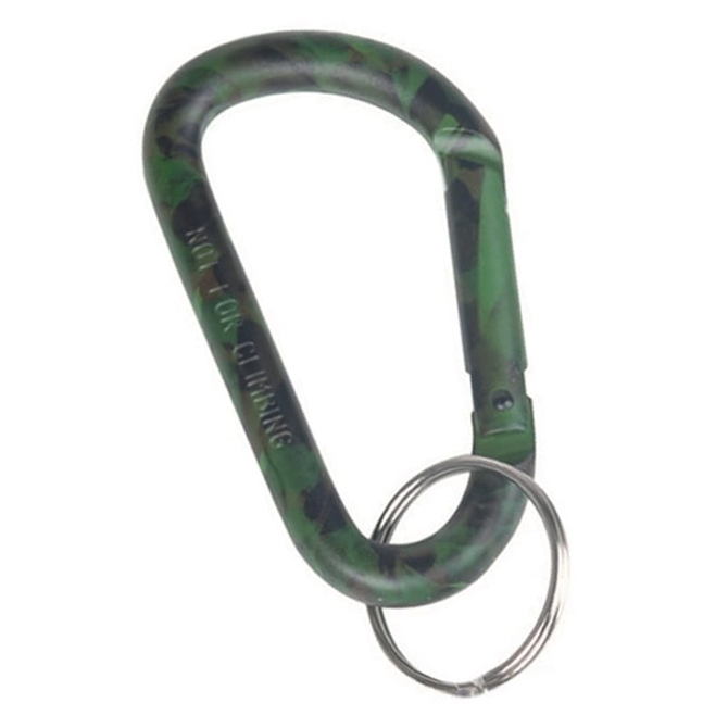 Mil-Tec Camo Aluminum Carabiner - 80 mm (15923080)