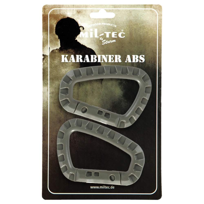 ABS Carabiner Plastic 2 pack foliage, ABS Carabiner Plastic 2 pack foliage, Accessories, Backpacks