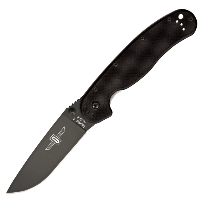 Ontario RAT-1 Folder Black Plain - 8846BP