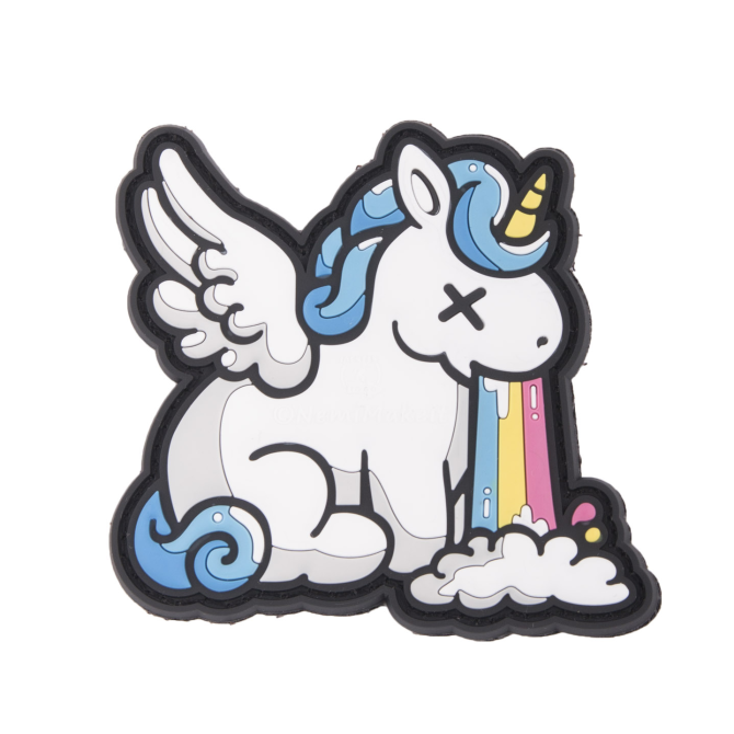 JTG 3D Rubber Patch - Drunk Unicorn