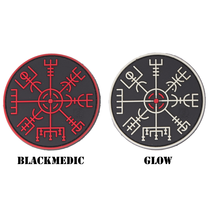 JTG 3D Rubber Patch - Vegvisir Viking Compass