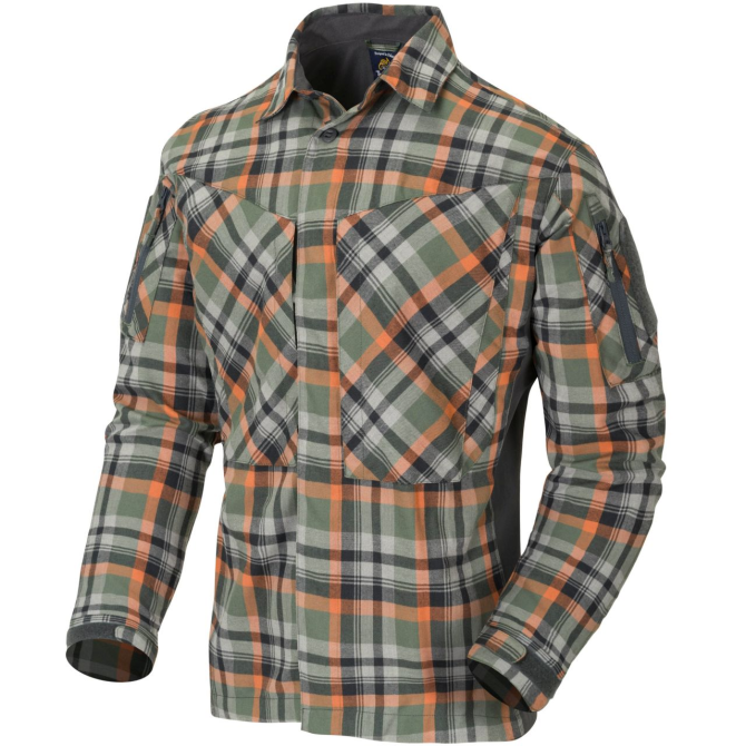 Helikon MBDU Flannel Shirt - Timber Olive Plaid