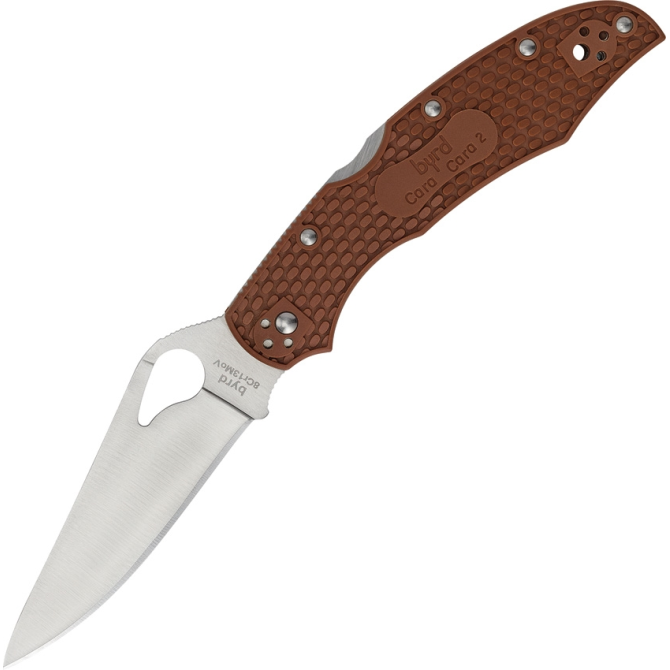 Spyderco Byrd Cara Cara 2 FRN Folding Knife - Coyote (BY03PBN2)