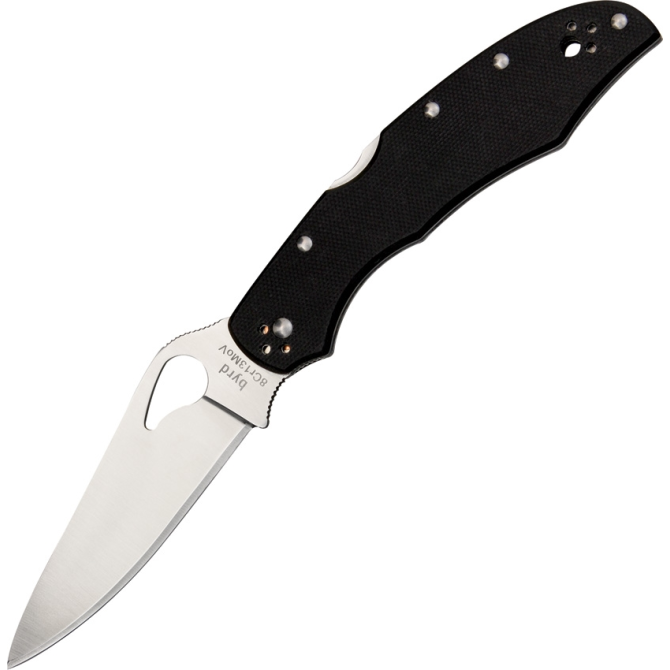 Spyderco Byrd Cara Cara 2 G10 Folding Knife - Black (BY03GP2)