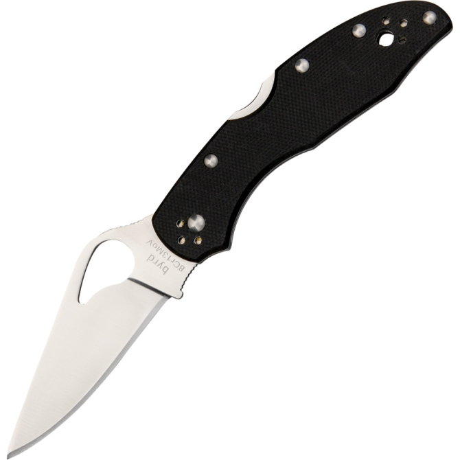 Spyderco Byrd Meadowlark 2 G10 Folding Knife - Black (BY04GP2)