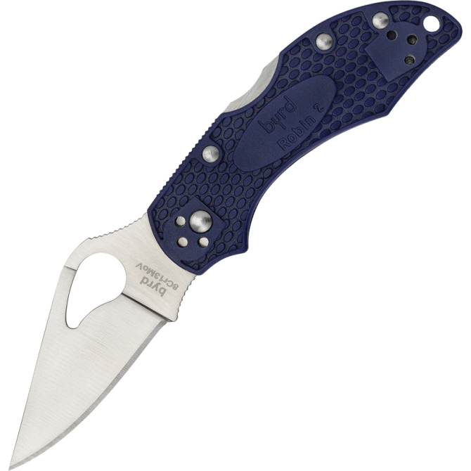 Spyderco Byrd Robin 2 FRN Folding Knife - Blue (BY10PBL2)