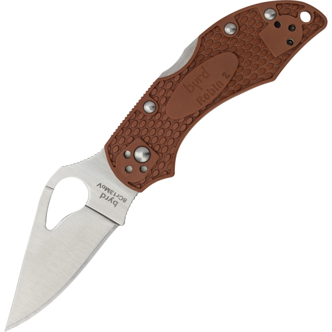 Spyderco Byrd Robin 2 FRN Folding Knife - Coyote (BY10PBN2)