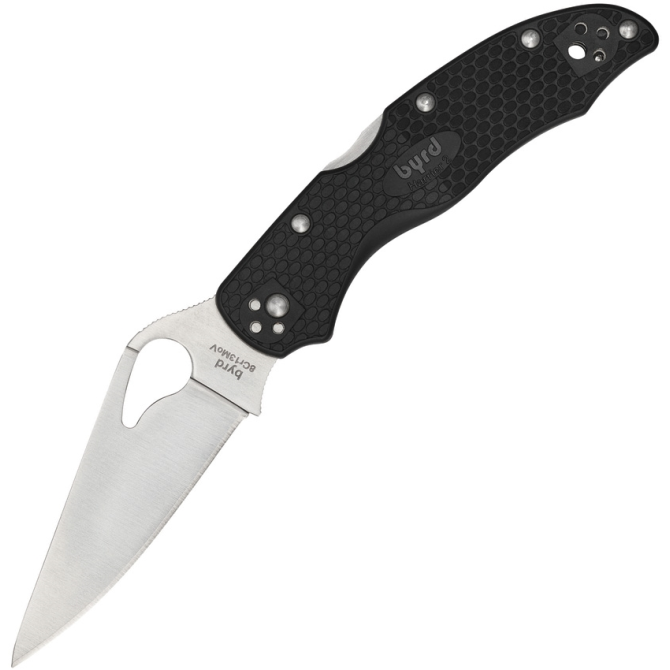 Spyderco Byrd Harrier 2 FRN Folding Knife - Black (BY01PBK2)