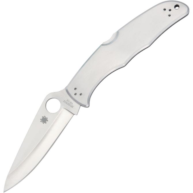 Spyderco Endura 4 Folding Knife - Stainless (C10P)