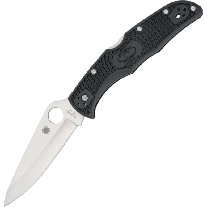 Spyderco Endura 4 FRN Folding Knife - Black (C10PBK)