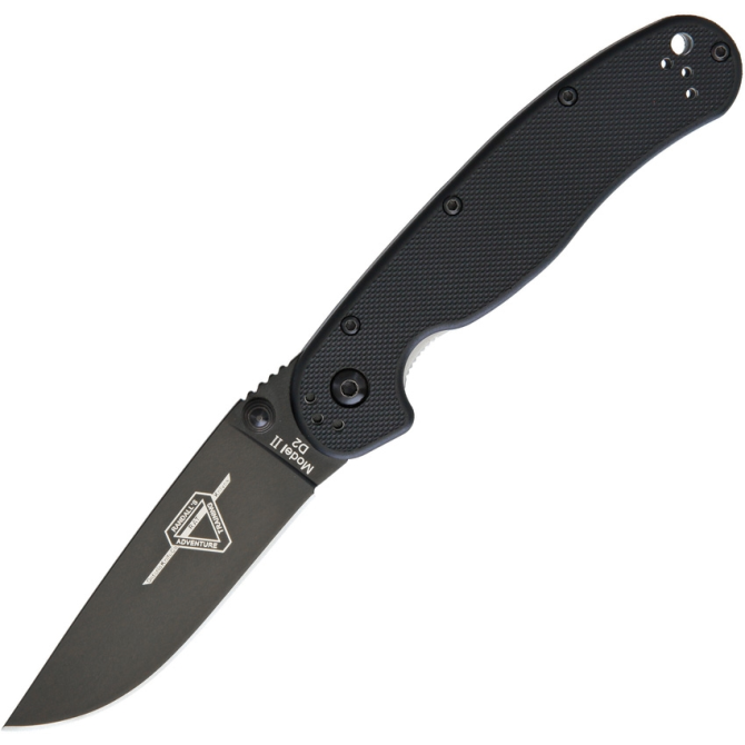 Ontario RAT-2 D2 Folder Black Plain - 8830