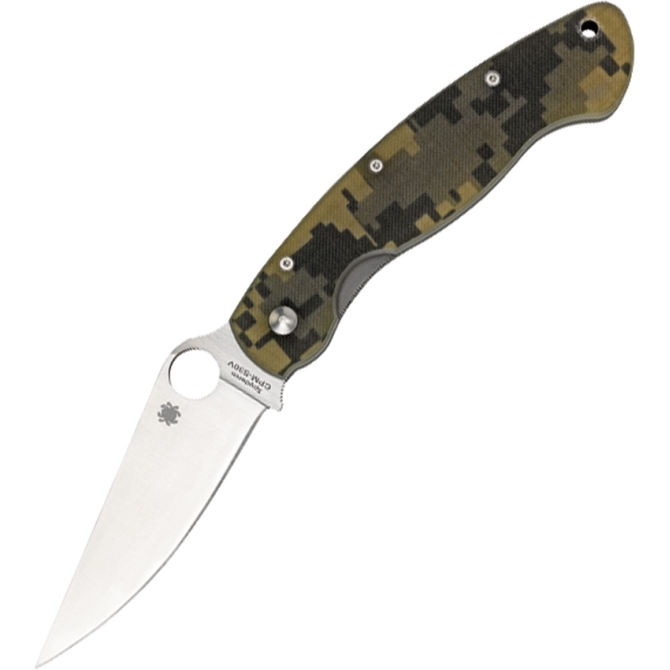 Spyderco Military Stainless Blade Folding Knife - Digital Camo (C36GPCMO)