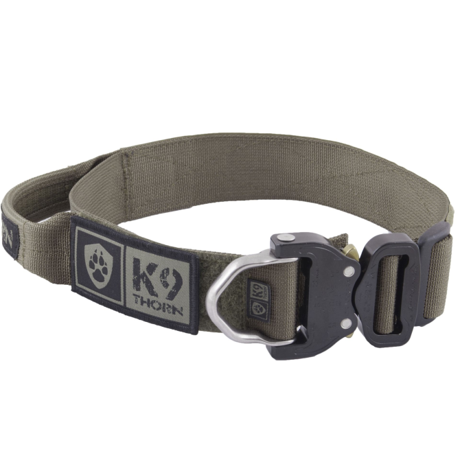 K9 THORN AustriAlpin Echo Dog Collar - Olive