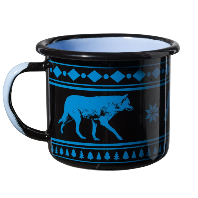 Helikon Wolf Enamel Mug 350 ml - Blue