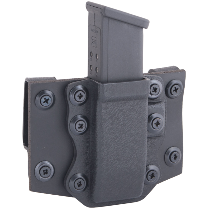 Doubletap OWB 9 mm Mag Pistol Superwings Holster - Glock / HK USP - Black