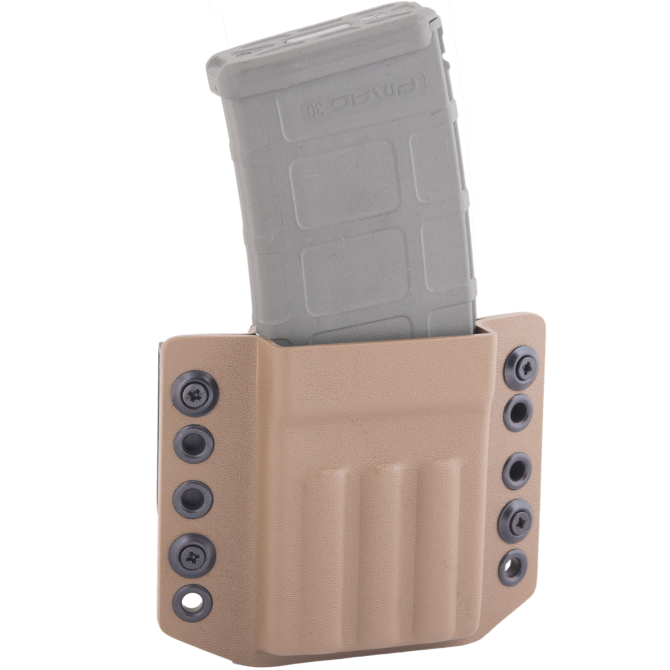 Doubletap OWB 5.56 STANAG Rifle Mag Solid Holster - Coyote