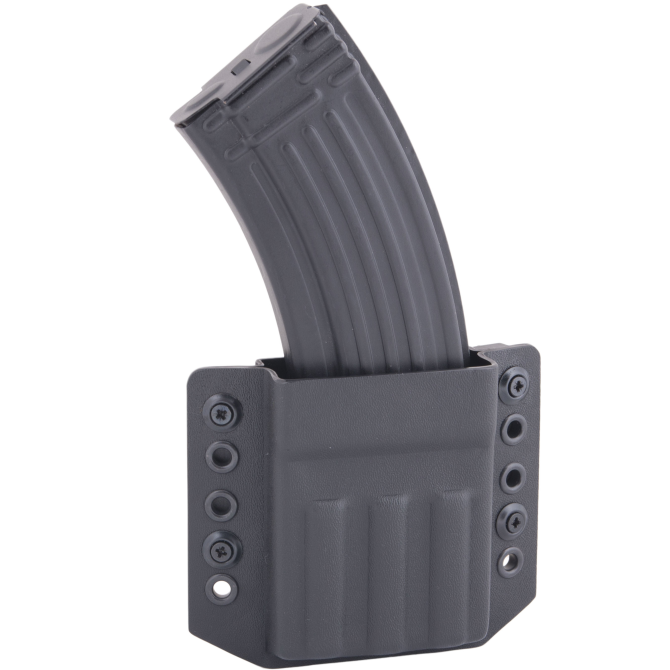 Doubletap OWB 7.62 STANAG Rifle Mag Solid Holster - Black