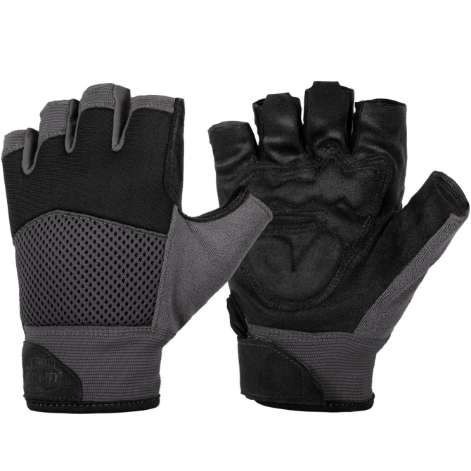 Helikon HFG Half Finger MK2 Gloves - Black / Shadow Grey