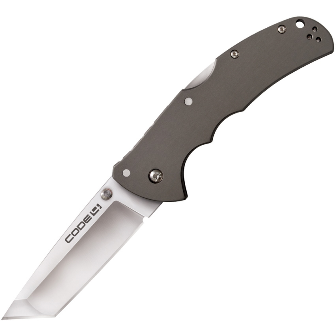 Cold Steel Code 4 Lockback Tanto Folding Knife (58PT)