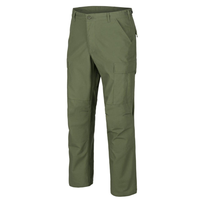 Helikon BDU Trousers – Olive Green Rip-Stop