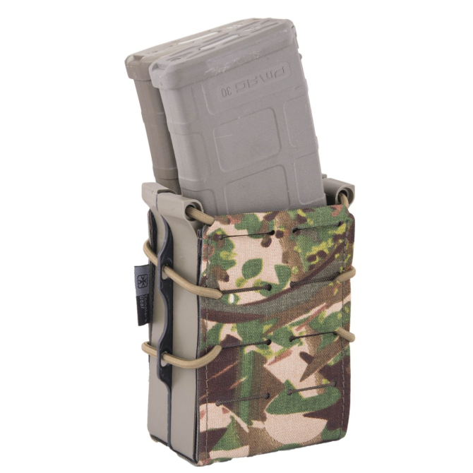 Templars Gear Double Fast Magazine Rifle Pouch - Concamo Green