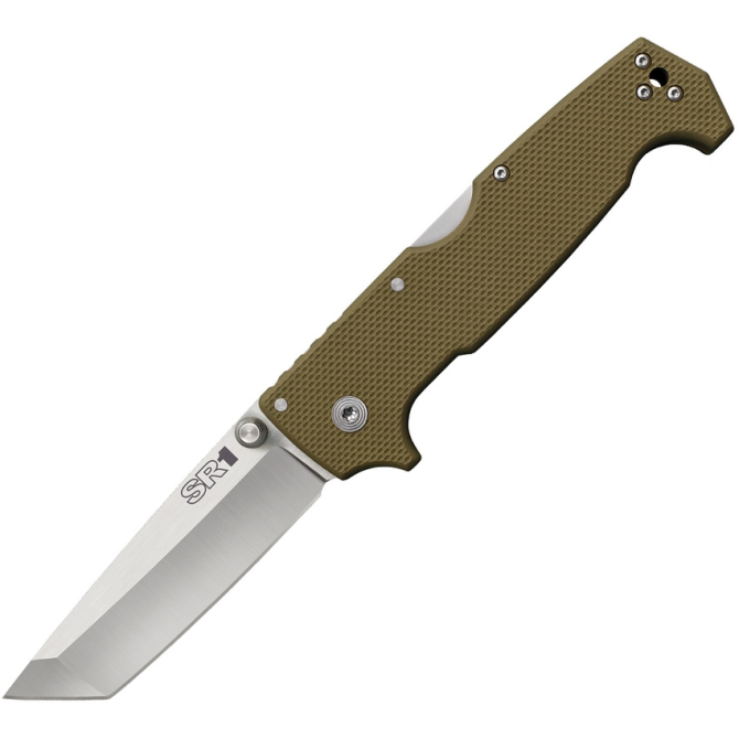 Cold Steel SR1 Tanto Green Folding Knife (62LA)