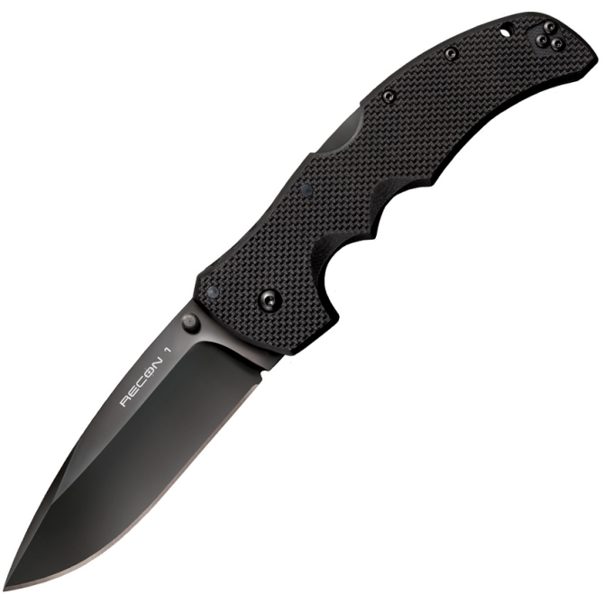 Cold Steel Recon 1 Spear Point Plain Folding Knife (27BS)