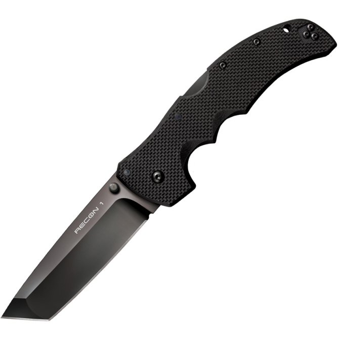 Cold Steel Recon 1 Tanto Plain Folding Knife (27BT)