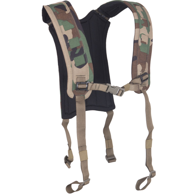 Templars Gear 4 Point H-Harness - US Woodland