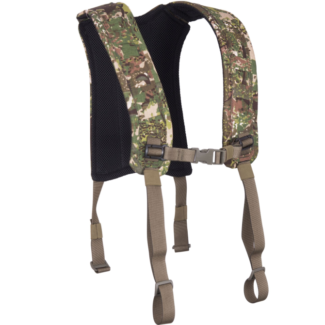 Templars Gear 4 Point H-Harness - Concamo Green