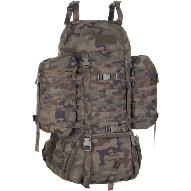 Wisport Raccoon 85l Full Camo Backpack - PL Woodland / wz.93