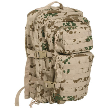 Mil-Tec 36l Large US Assault Patrol Tactical Backpack MOLLE Rucksack  Tropentarn for sale online