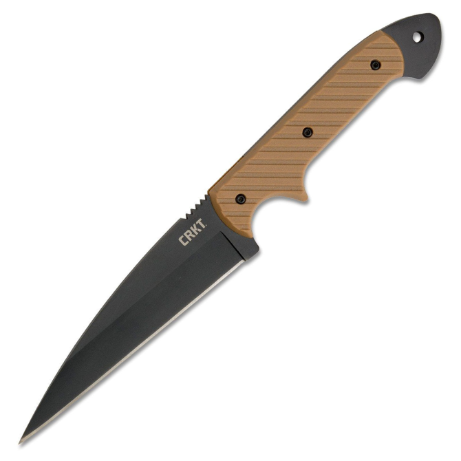 CRKT C/K Dragon Tactical Black Knife - Desert Tan (2010DK)