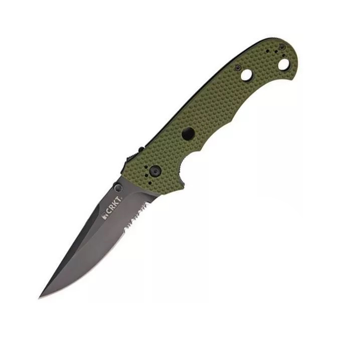 CRKT Hammond Cruiser Combo Edge Black - Olive Drab (7914DKG)