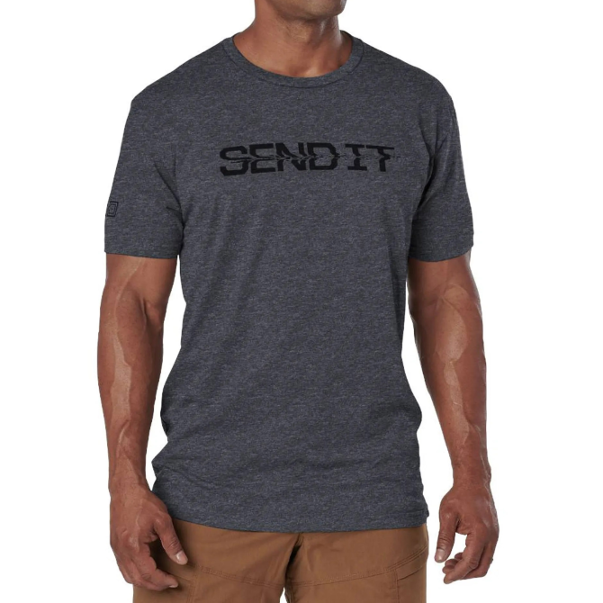 5.11 Send It T-shirt - Charcoal Heather (41280ZI-035)