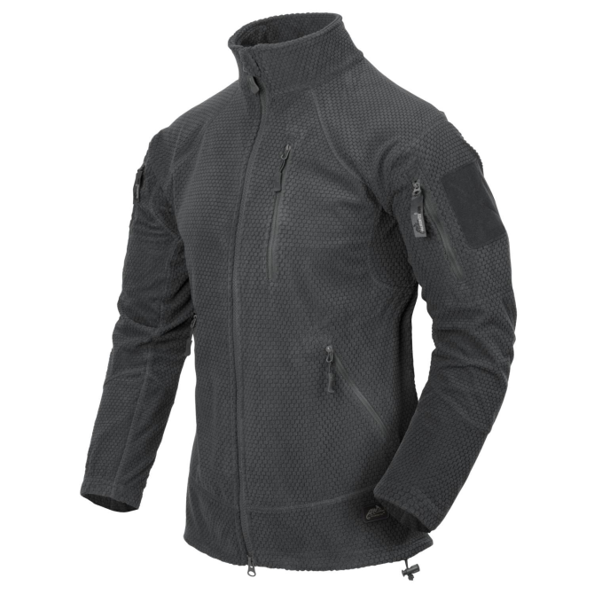 Helikon Alpha Tactical Grid Fleece Jacket - Shadow Grey