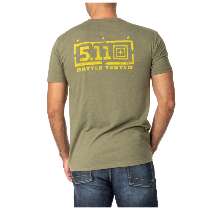 5.11 Battle Tested T-shirt - Military Green Heather (41243ZP-223)