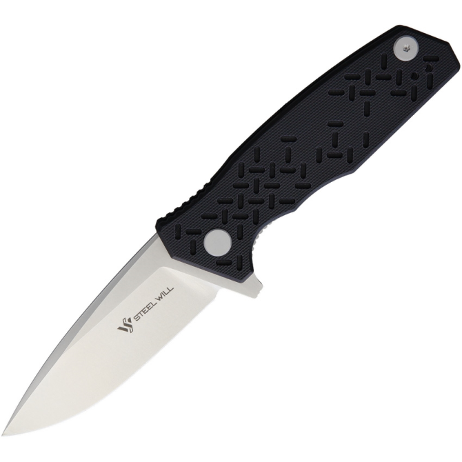 Steel Will Chatbot F14 Folding Knife - Black (SMGF1401)