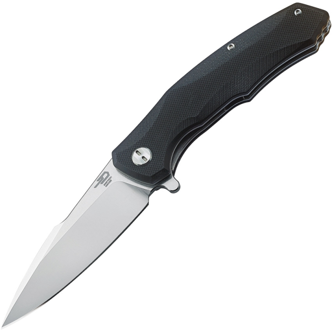 Bestech Warwolf G10 Folding Knife - Black (BTKG04A)