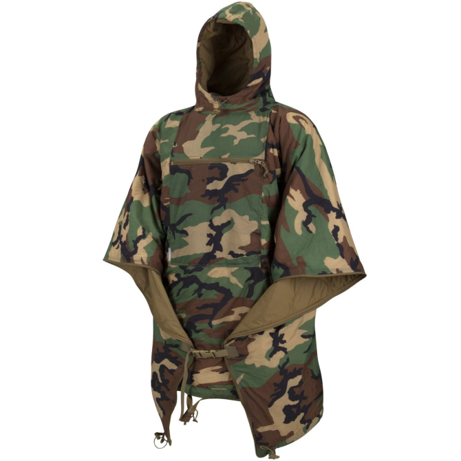 Helikon Swagman Roll Climashield Apex Poncho - US Woodland