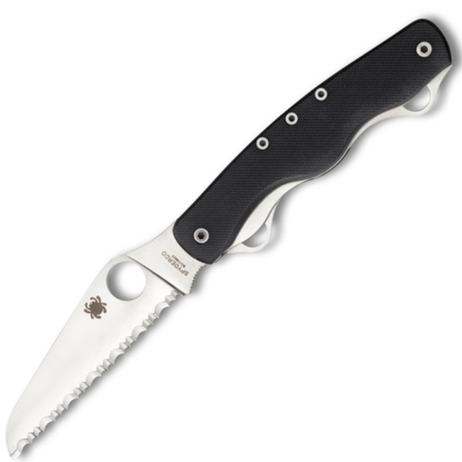 Spyderco ClipiTool Rescue G10 Combo Knife (C209GS)